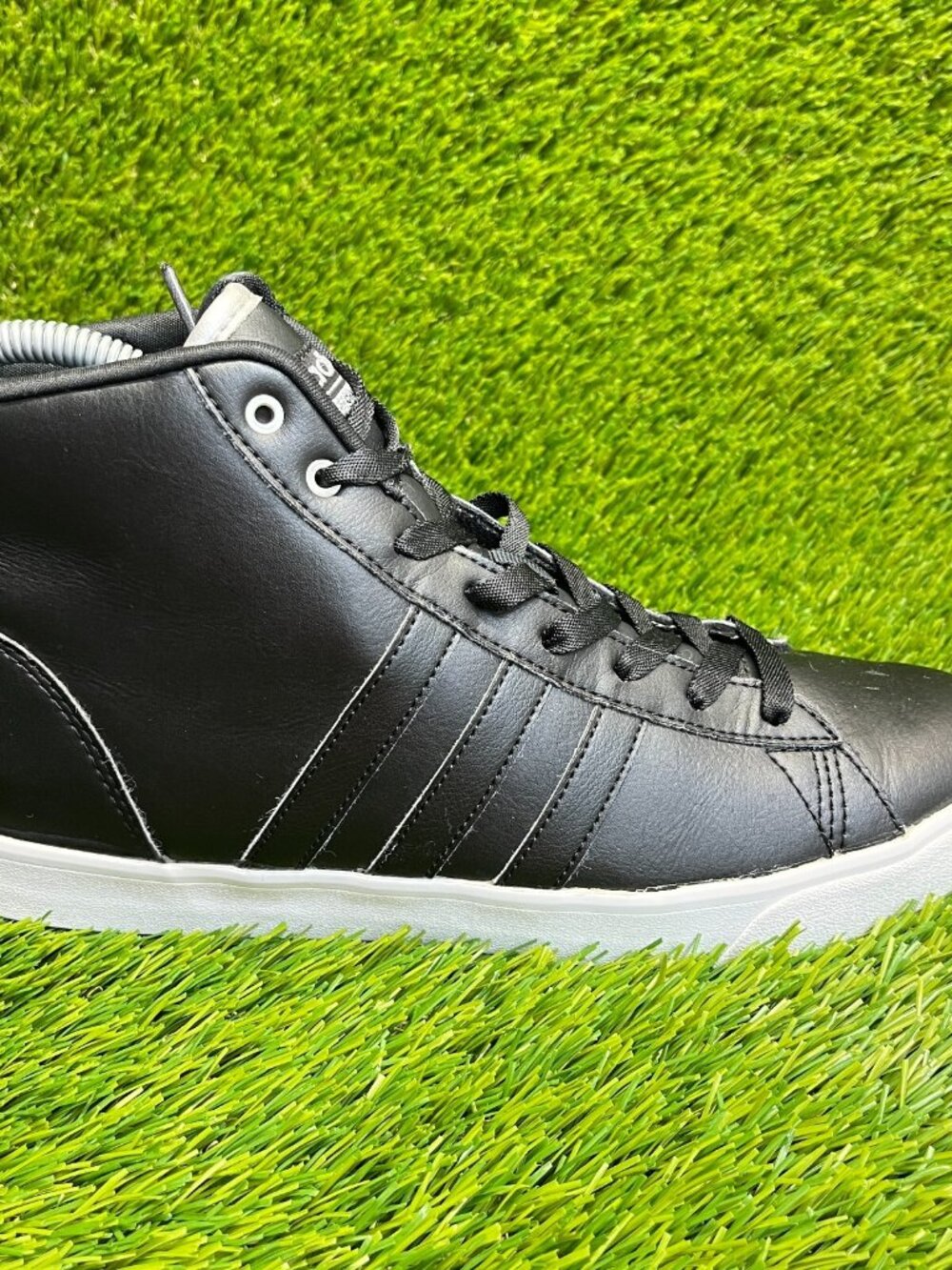 Adidas Cloadfoam‎ Daily QT Mid Womens Size 9.5 Black Athletic Shoes Sneakers